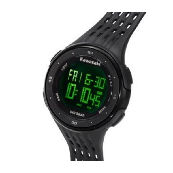 Kawasaki KAWASAKI DIGITAL WRIST WATCH BLACK